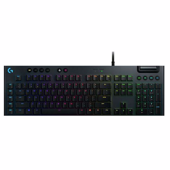 Fotografija izdelka LOGITECH G815 LIGHTSYNC RGB GL Linear USB mehanska gaming slo črna tipkovnica