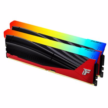 Fotografija izdelka  KINGSTON Fury Renegade 48GB (2x24GB) 8000MT/s DDR5 CL36 XMP KF580C36RLAK2-48 RGB ram pomnilnik