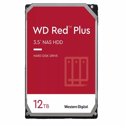 Fotografija izdelka WD RED Plus 12TB 3,5" SATA3 256MB 7200rpm (WD120EFBX) NAS trdi disk