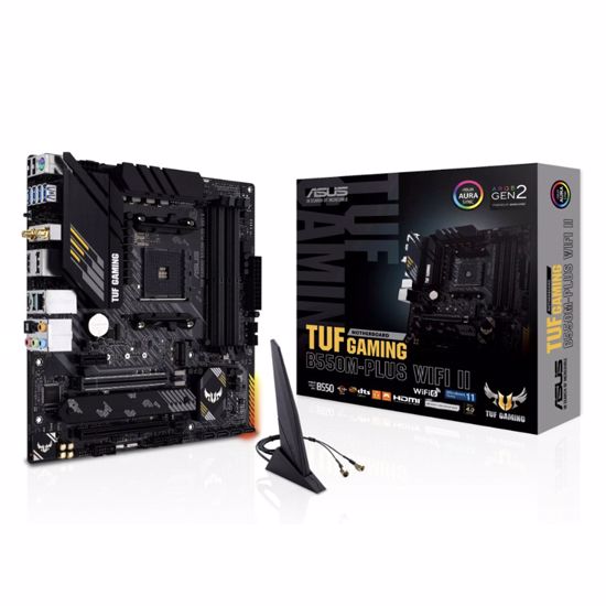 Fotografija izdelka ASUS TUF B550M-Plus WIFI II AM4 DDR4 gaming mATX osnovna plošča