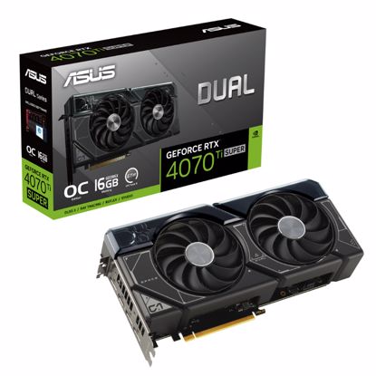 Fotografija izdelka ASUS Dual GeForce RTX 4070 Ti Super OC 16GB GDDR6X gaming grafična kartica