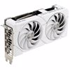 Fotografija izdelka ASUS Dual GeForce RTX 4060 OC 8GB EVO GDDR6 (DUAL-RTX4060-O8G-EVO-WHITE) bela gaming grafična kartica