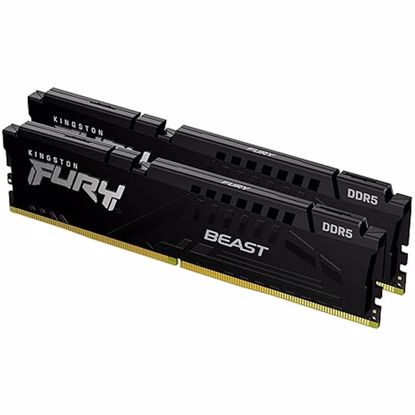 Fotografija izdelka KINGSTON Fury Beast 64GB (2x32GB) 6000MT/s DDR5 CL30 EXPO KF560C30BBEK2-64 ram pomnilnik