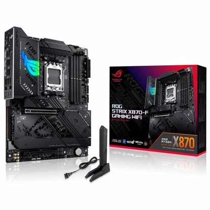 Fotografija izdelka ASUS ROG STRIX X870-F GAMING WIFI AM5 DDR5 RGB gaming ATX osnovna plošča