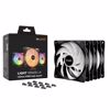 Fotografija izdelka BE QUIET! LIGHT WINGS LX High Speed (BL124) RGB 120mm 4-pin PWM 3x ventilator