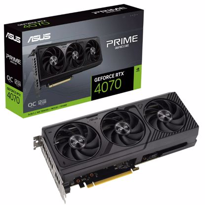 Fotografija izdelka ASUS Prime GeForce RTX 4070 OC 12GB GDDR6X (PRIME-RTX4070-O12G) grafična kartica