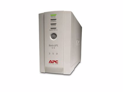 Fotografija izdelka APC Back-UPS CS BK350EI Offline Standby 350VA 210W UPS brezprekinitveno napajanje