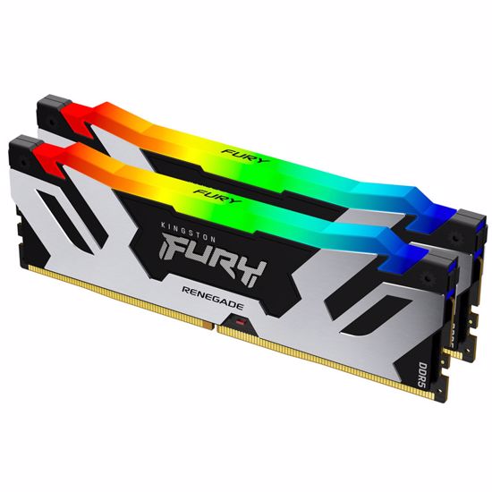 Fotografija izdelka KINGSTON Fury Renegade 32GB (2x16GB) 6400MT/s DDR5 CL32 XMP KF564C32RSAK2-32 RGB ram pomnilnik