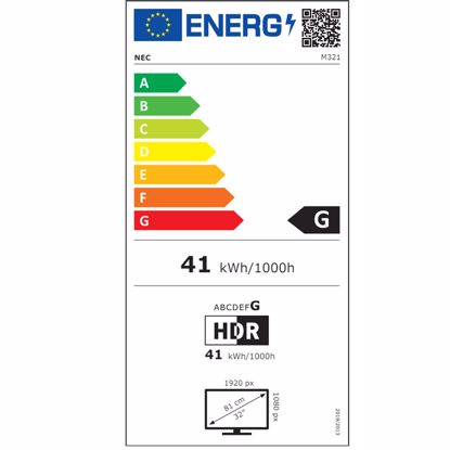Fotografija izdelka NEC MultiSync M321 80cm (32") FHD IPS 24/7 zvočniki informacijski monitor