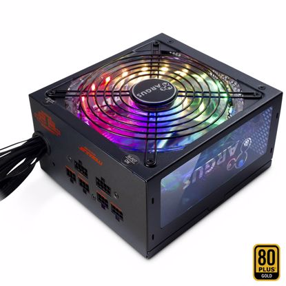 Fotografija izdelka INTER-TECH Argus RGB-650W CM II 80 Plus Gold modularni ATX napajalnik