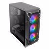 Fotografija izdelka ANTEC DF600 Flux mid-Tower RGB (0-761345-80060-0) gaming okno črno ohišje