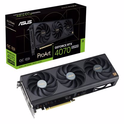 Fotografija izdelka ASUS ProArt GeForce RTX 4070 Super OC 12GB GDDR6X (PROART-RTX4070S-O12G) gaming grafična kartica