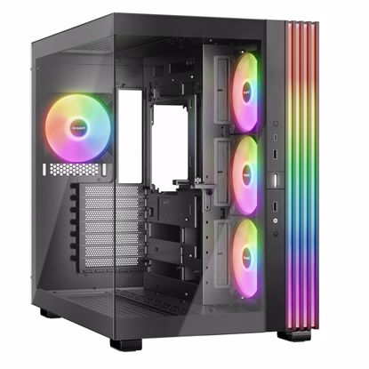 Fotografija izdelka BE QUIET! LIGHT BASE 600 LX (BGW67) RGB midi-ATX okno črno ohišje