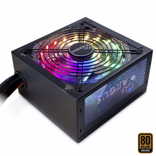 Fotografija izdelka INTER-TECH Argus RGB-700W II 80 Plus Bronze ATX napajalnik