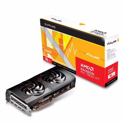 Fotografija izdelka SAPPHIRE AMD Radeon RX 7800 XT PULSE 16GB GDDR6 gaming grafična kartica