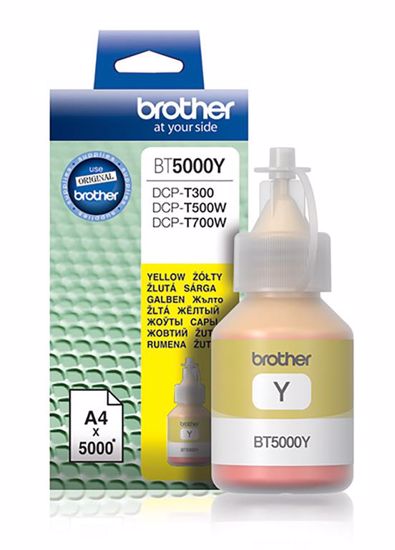 Fotografija izdelka Črnilo Brother BT-5000Y Rumena Original