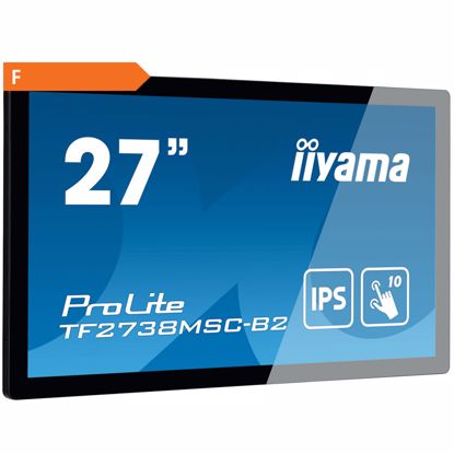 Fotografija izdelka IIYAMA ProLite TF2738MSC-B2 68,6cm (27'') FHD IPS PCAP 16/7 open frame zvočniki na dotik informacijski / interaktivni monitor