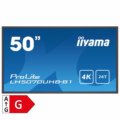 Fotografija izdelka IIYAMA ProLite LH5070UHB-B1 49,5" (125,7cm) UHD VA HDMI informacijski zaslon